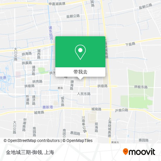 金地城三期-御领地图