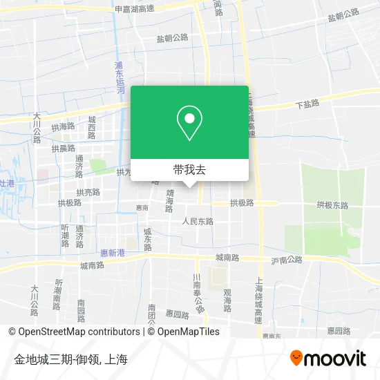 金地城三期-御领地图