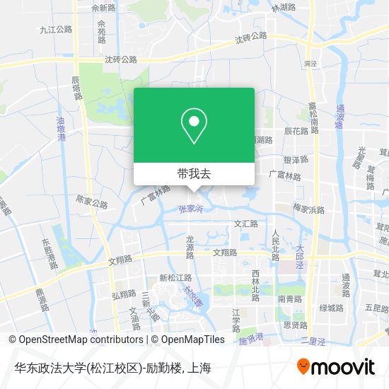 华东政法大学(松江校区)-励勤楼地图