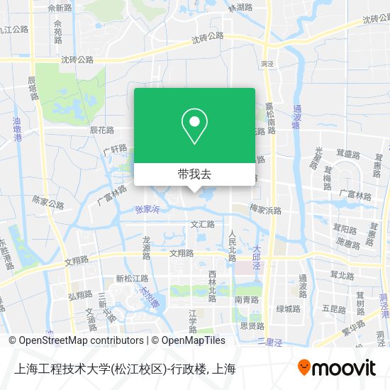 上海工程技术大学(松江校区)-行政楼地图