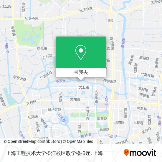 上海工程技术大学松江校区教学楼-B座地图