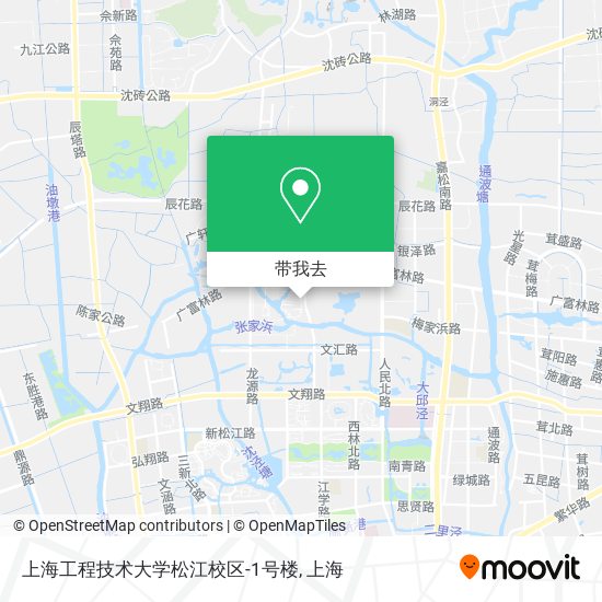 上海工程技术大学松江校区-1号楼地图