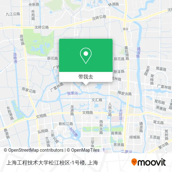 上海工程技术大学松江校区-1号楼地图