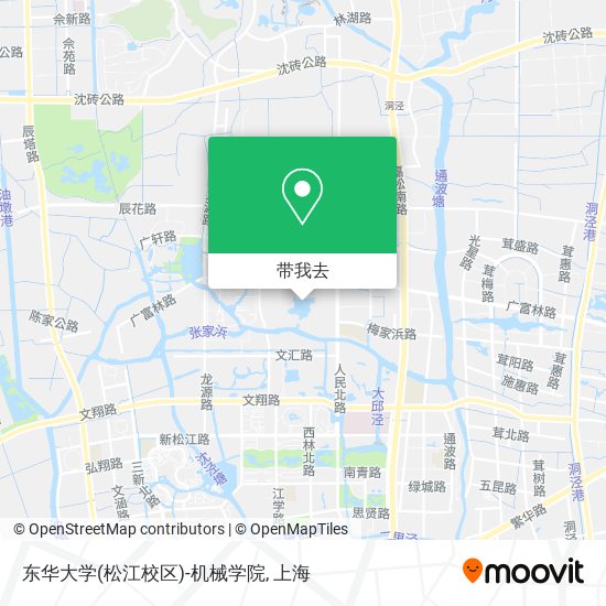 东华大学(松江校区)-机械学院地图