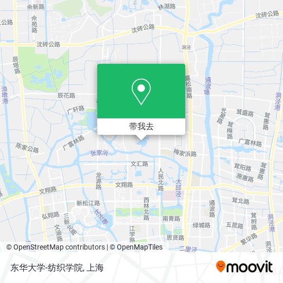 东华大学-纺织学院地图
