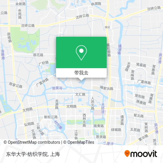 东华大学-纺织学院地图