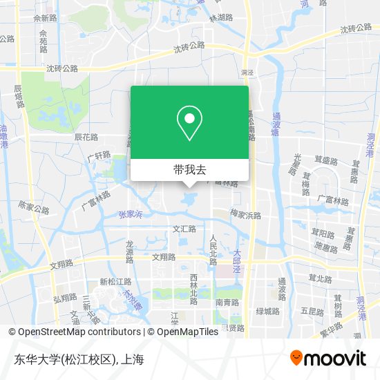 东华大学(松江校区)地图