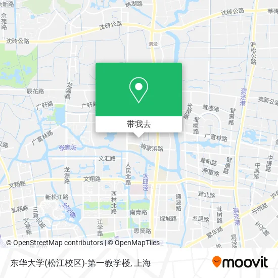 东华大学(松江校区)-第一教学楼地图