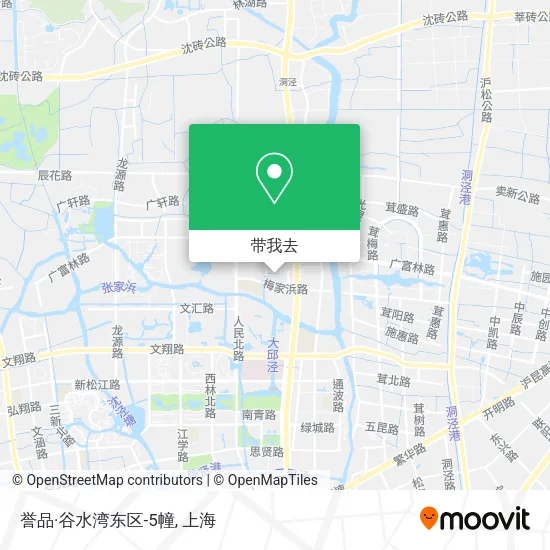 誉品·谷水湾东区-5幢地图