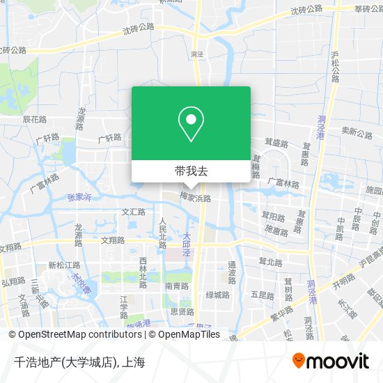 千浩地产(大学城店)地图
