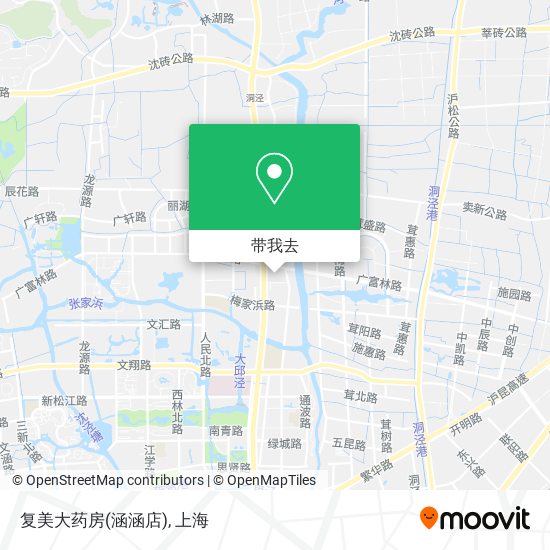 复美大药房(涵涵店)地图