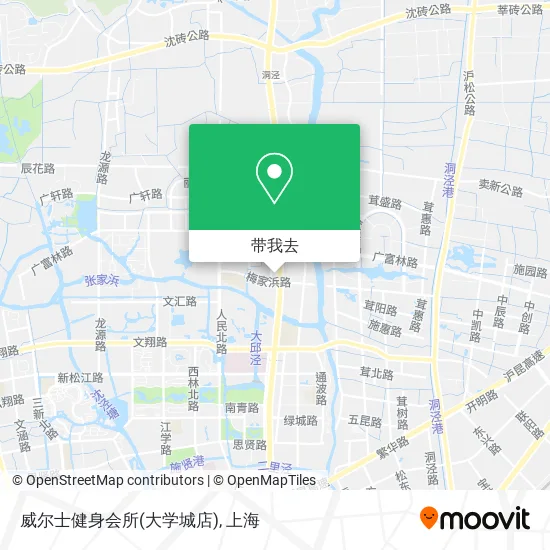 威尔士健身会所(大学城店)地图