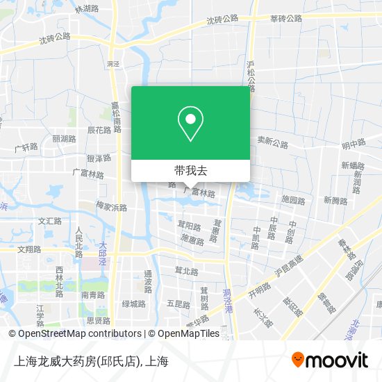 上海龙威大药房(邱氏店)地图