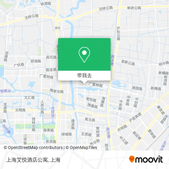 上海艾悦酒店公寓地图
