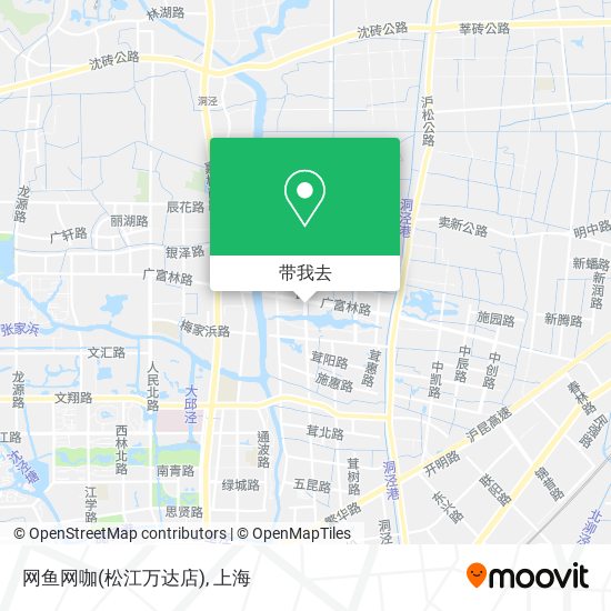 网鱼网咖(松江万达店)地图