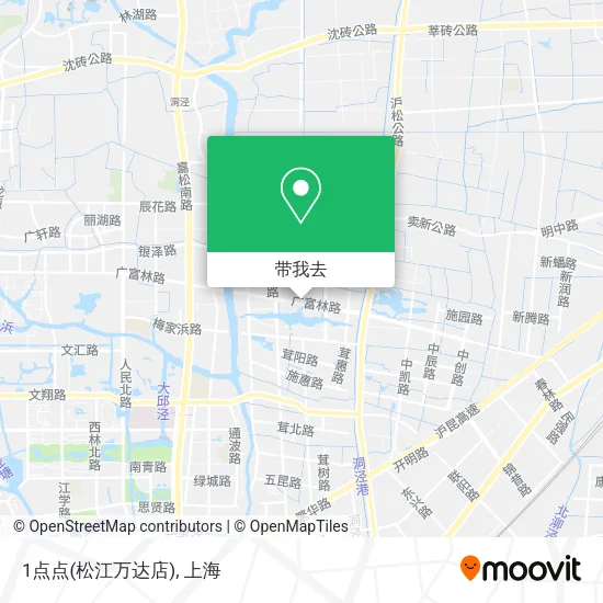 1点点(松江万达店)地图