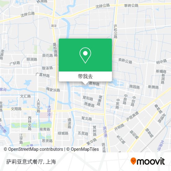 萨莉亚意式餐厅地图