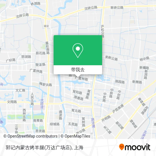 郭记内蒙古烤羊腿(万达广场店)地图
