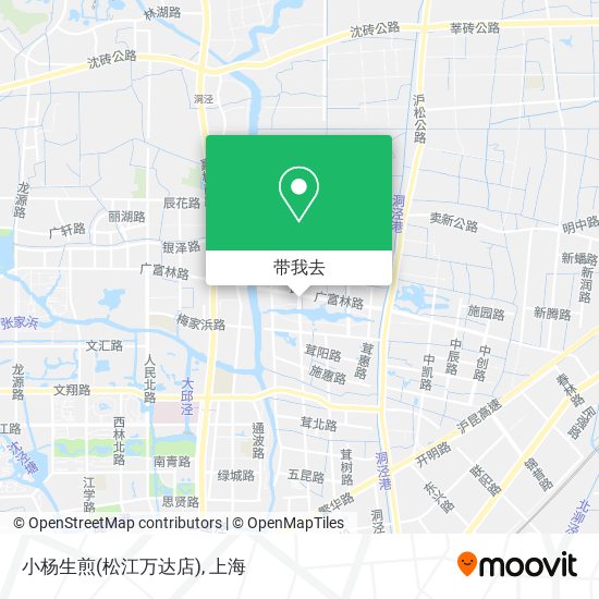 小杨生煎(松江万达店)地图