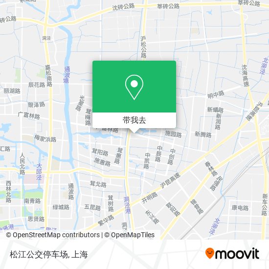 松江公交停车场地图