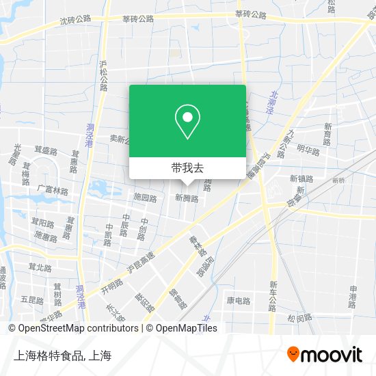 上海格特食品地图