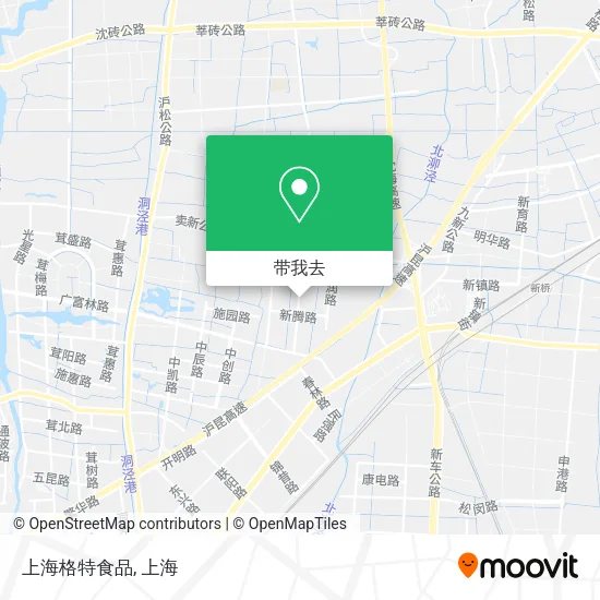 上海格特食品地图