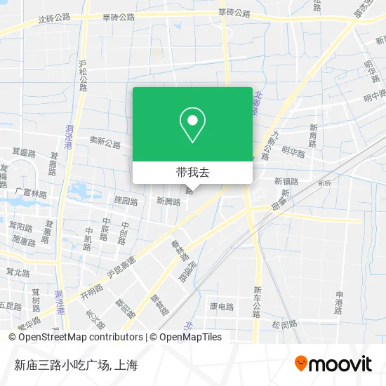 新庙三路小吃广场地图