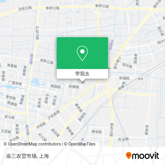 庙三农贸市场地图