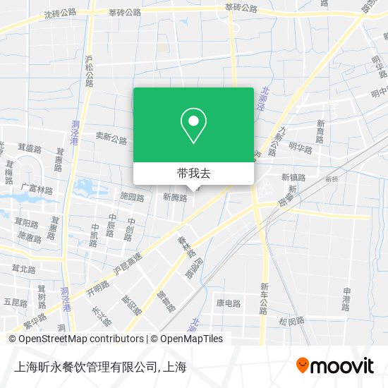 上海昕永餐饮管理有限公司地图