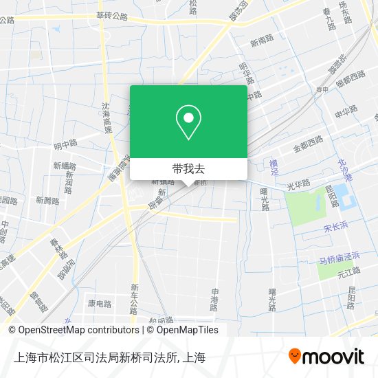 上海市松江区司法局新桥司法所地图