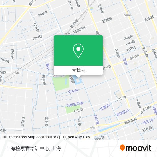 上海检察官培训中心地图
