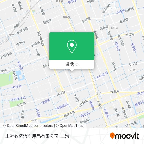 上海敬桥汽车用品有限公司地图