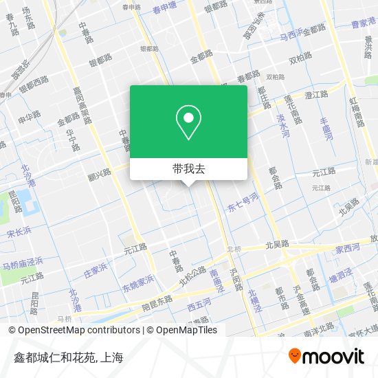 鑫都城仁和花苑地图