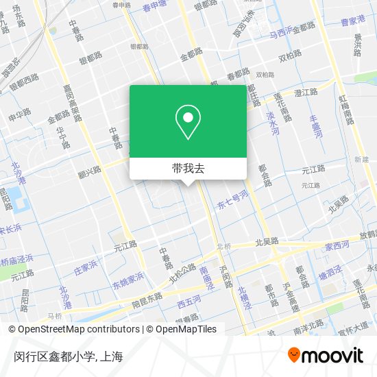 闵行区鑫都小学地图