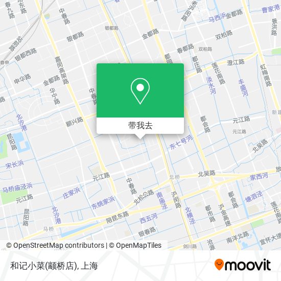 和记小菜(颛桥店)地图