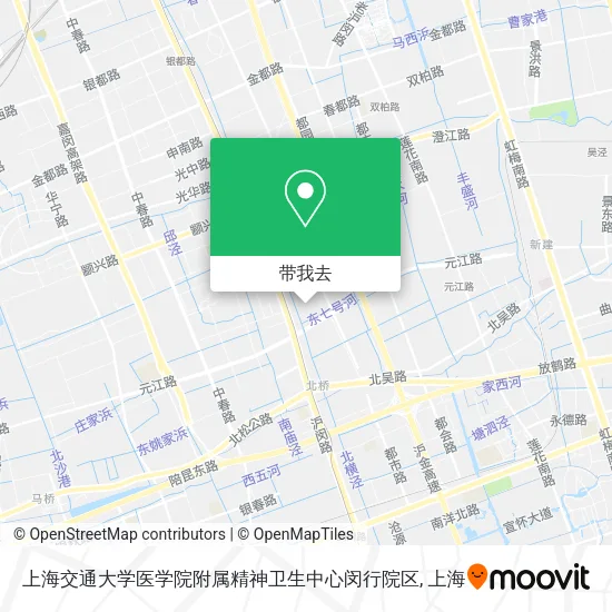 上海交通大学医学院附属精神卫生中心闵行院区地图