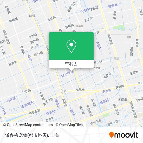 派多格宠物(都市路店)地图