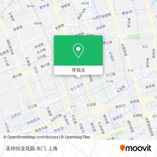 圣得恒业花园-东门地图