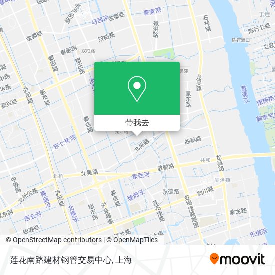 莲花南路建材钢管交易中心地图