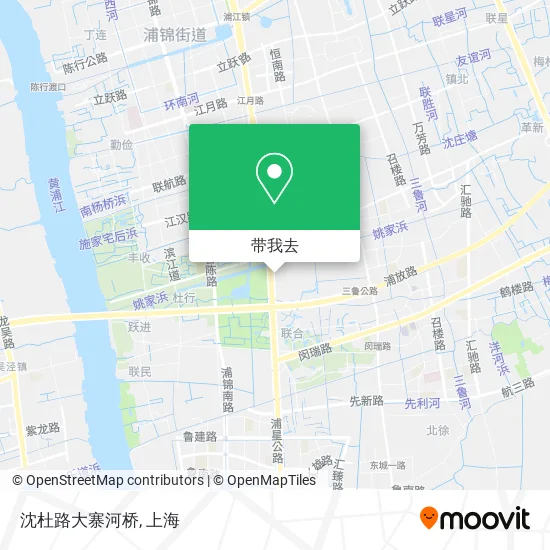 沈杜路大寨河桥地图