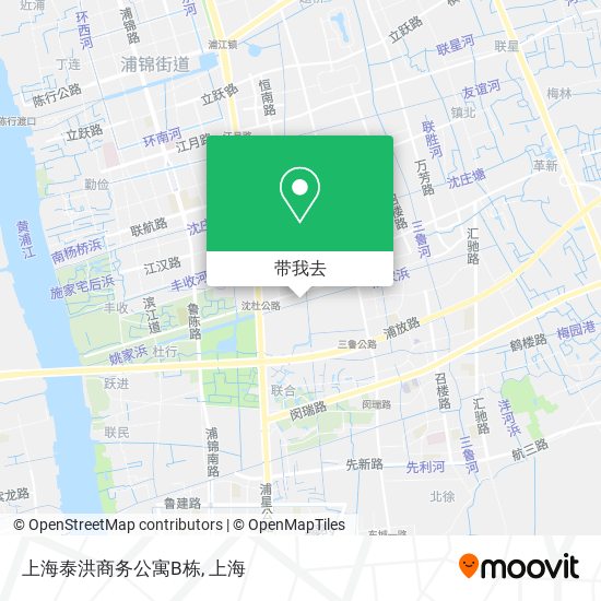 上海泰洪商务公寓B栋地图