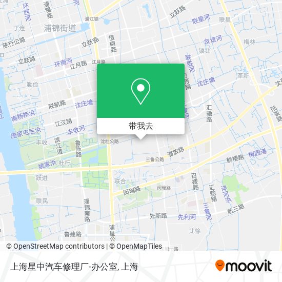 上海星中汽车修理厂-办公室地图