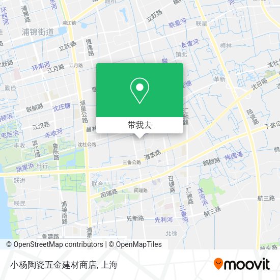 小杨陶瓷五金建材商店地图