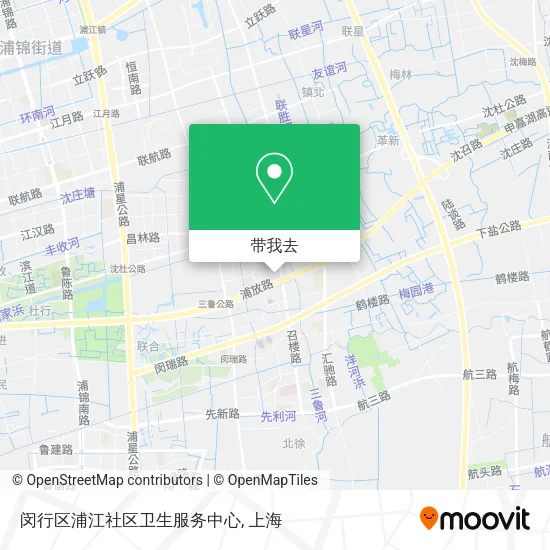 闵行区浦江社区卫生服务中心地图