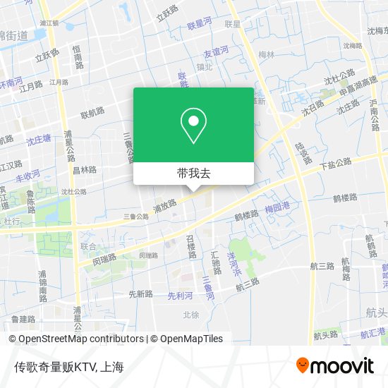 传歌奇量贩KTV地图