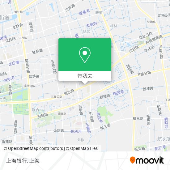 上海银行地图