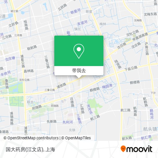 国大药房(江文店)地图