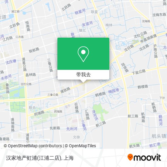 汉家地产虹浦(江浦二店)地图