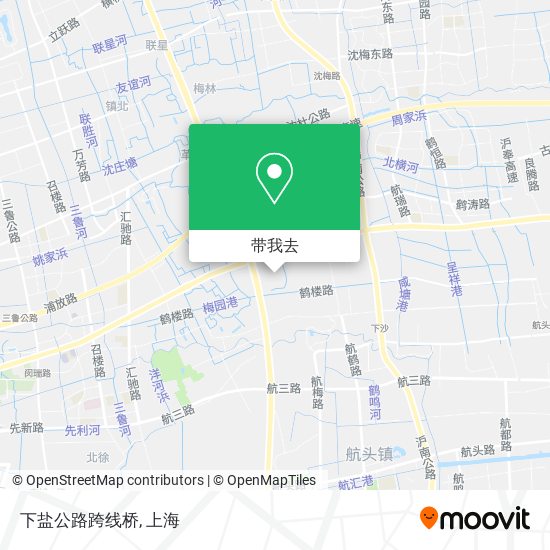 下盐公路跨线桥地图
