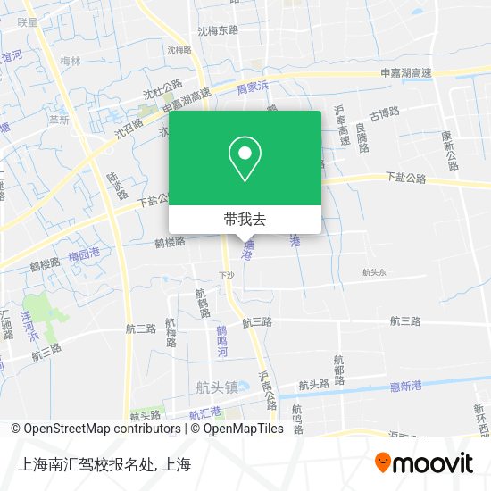 上海南汇驾校报名处地图